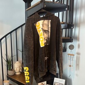 2-PAC Chemistry Black and Yellow Graphic Hoodie